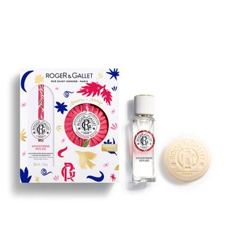 Coffret bien-être eau parfumée gingembre rouge 2 pièces