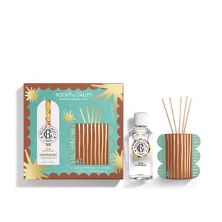 Coffret bien-être eau parfumée Bois d’Orange 2 pièces