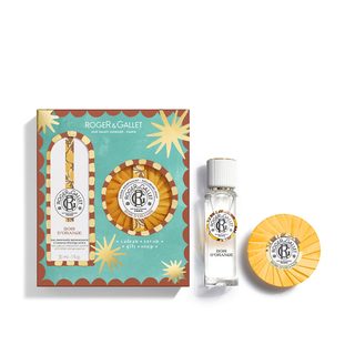 Coffret bien-être eau parfumée Bois d’Orange 2 pièces