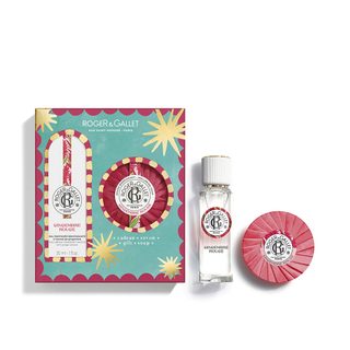 Coffret bien-être eau parfumée gingembre rouge 2 pièces