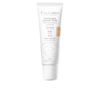 Couvrance base de maquillage fluide pour peaux sensibles #beige