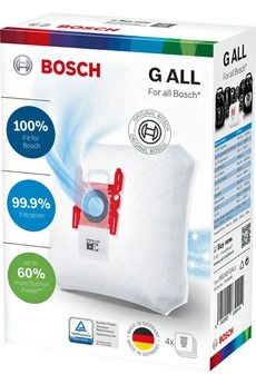 Bosch Lot de 4 sacs + 1 microfiltre BBZ41FGALL g all
