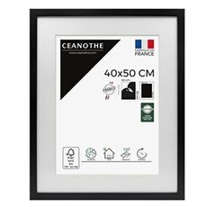 CADRE 40X50 OUV 30X40 MILAN NOIR