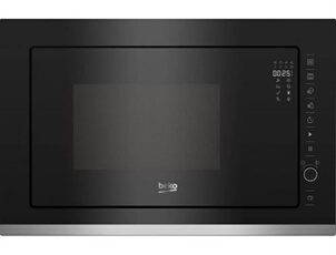 Beko Micro-ondes Grill Encastrable BMGB25333X - 25L - 5 niveaux de puissance