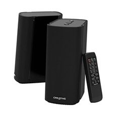 Creative T100 de bureau Hi-Fi 2.0 compactes pour ordinateurs de bureau et ordinateurs portables