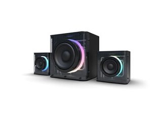 Nova Gaming SERPENTIS-Gaming Speaker 2.1 LED RGB transparent-Black