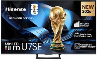 Hisense TV Mini LED 55U7S PRO 55" 4K UltraHD 165Hz Smart TV HomeOS HDR10+ Dolby