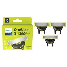 Philips Lames de rechange pour tondeuse lot de 3 OneBlade 360 QP430/50