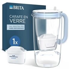 Brita Pack Carafe en verre Model One + 2 Cartouches Maxtra Pro