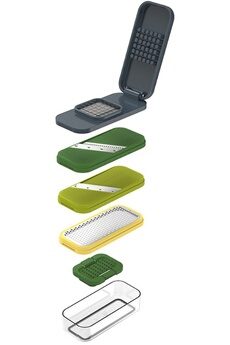 Joseph Joseph Multi-Prep Compact 4-en-1 Set pour hacher, raper et trancher