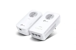 Tp Link Cpl Kit Cpl Av1300 Gigabit Wifi Ac1200 3 Ports Ethernet Gigabit Avec Prise Gigogne