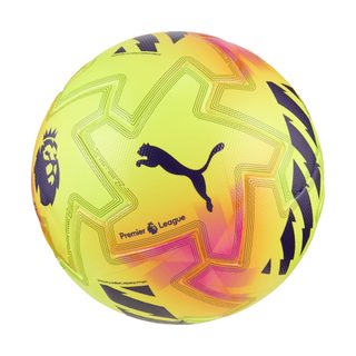 Ballon de football PUMA Orbita Ultimate Premier League Lights (qualité FIFA® Pro), Accessoires, Jaune, 5