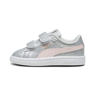 Baskets PUMA Smash 3.0 Glitz Glam Bébé, Chaussures, Gris, 23