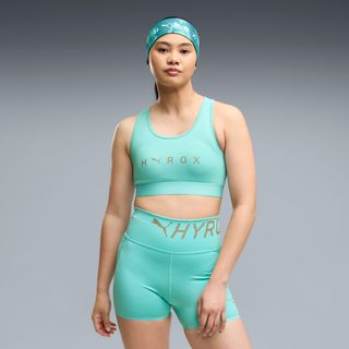 Brassière de sport maintien intermédiaire PUMA x HYROX Femme, Vêtements, Vert, M