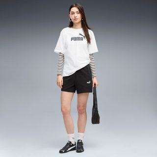 Puma Short 5''à taille haute et petit logo N° 1 Logo Essentials pour femme