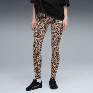 PUMA Legging à imprimé animal Essentials Femme, Vêtements, Beige, S