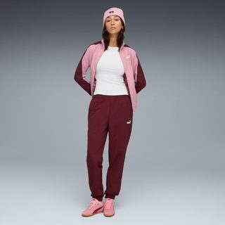 PUMA Veste de survêtement tissée Femme, Vêtements, Rouge, XL