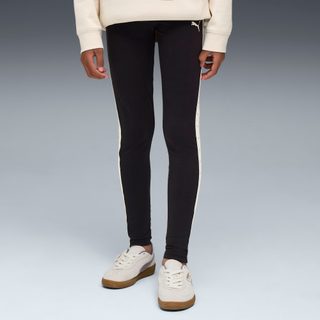 PUMA Legging à bande Essentials Enfant et Adolescent, Vêtements, Noir, 9-10Y