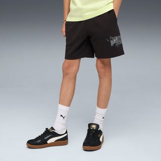 PUMA Short Essentials Camo Enfant et Adolescent, Accessoires, Noir, 9-10Y