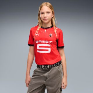 PUMA Maillot Home 26/27 Stade Rennais FC Enfant et Adolescent, Vêtements, Rouge, 15-16Y