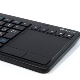 NGS TV Warrior, AZERTY, FR clavier Maison RF sans fil Français Noir