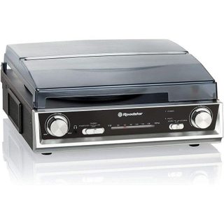 Tocadiscos Roadstar TTR-8634 2x Haut-parleurs Intégrés Radio FM Tracción Correa Autostop