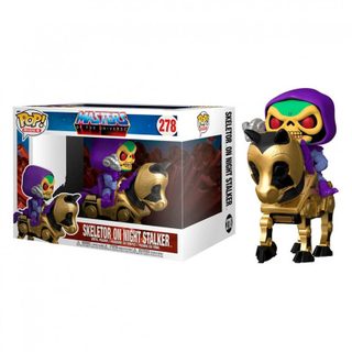 Funko Pop chevauche le maître d'animation de l'univers Skeletor chevauchant Night Stalker