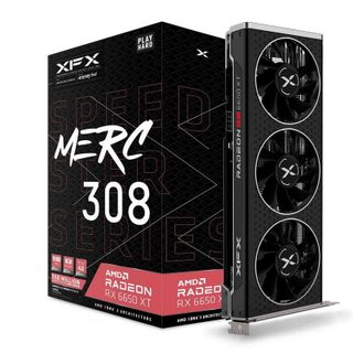 XFX Speedster MERC308 AMD Radeon RX 6650XT Noir Gaming 8 Go GDDR6