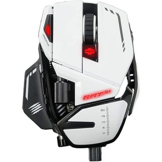Mad Catz R.A.T. 8+ Souris de jeu 16 000 DPI RVB Blanc