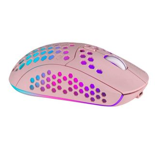 Mars Gaming MMW3P Souris de jeu sans fil RGB Flow 3200DPI Rose