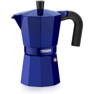 Monix M301706 Cafetière italienne en aluminium 6 tasses Cobalt