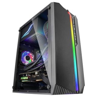 Mars Gaming MC-S1 Boîtier PC Micro-ATX ARGB USB 3.0 avec Fenêtre