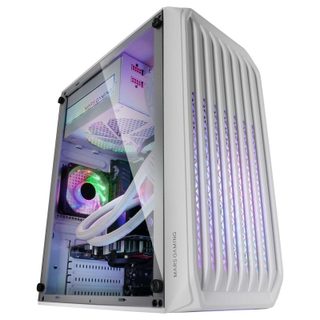 Mars Gaming MC-S2 Boîtier PC Micro-ATX FRGB USB 3.0 avec fenêtre