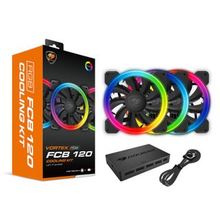 Cougar Kit de refroidissement Cougar Vortex FCB 120 RVB