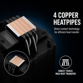 tempest Cooler 4Pipes Ventilateur CPU RGB 2x120mm