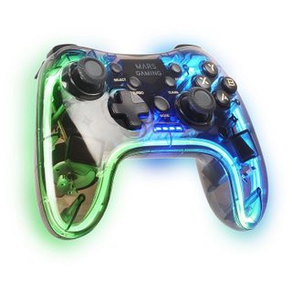 Mars Gaming MGP-24 Manette sans fil 2,4 GHz Neon RGB pour PC/PS3/PS4/X360/Mac/Android