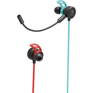 Hori NSW-159U Casque de jeu avec microphone néon pour Nintendo Switch