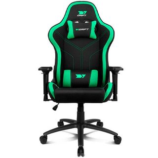Chaise de jeu Drift DR110 noire/verte