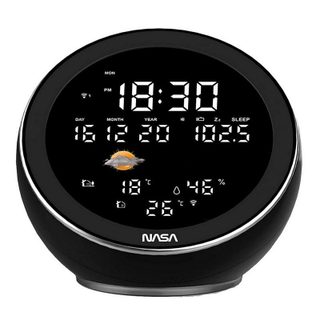 NASA WSP1500BK Station météo avec haut-parleur Bluetooth Noir