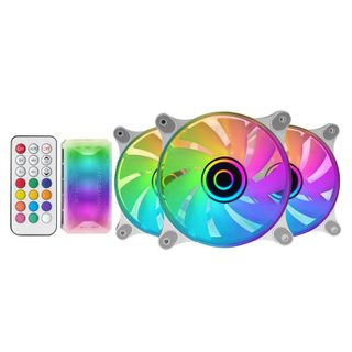 Mars Gaming MF-3DKIT Kit 3 Ventilateurs ARGB 12cm Infinity Mirror