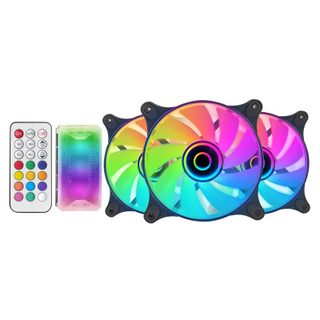 Mars Gaming MF-3DKIT Kit 3 Ventilateurs ARGB 12cm Infinity Mirror