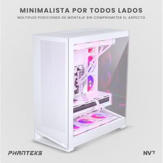 phanteks NV Series NV7 D-RGB Tour complète en verre trempé USB-C