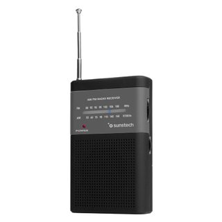 Sunstech RPS42 Radio portable analogique noire