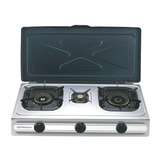 Orbegozo FO 3500 Cuisinière à Gaz Butane/Propane 3 Zones Inox