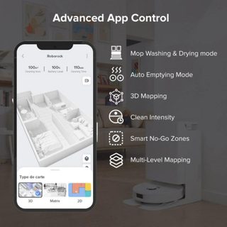Roborock Q REVO Robot Aspirateur avec Base Multifonctionnelle Blanc