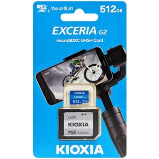Kioxia LMEX2L512GG2 mémoire flash 512 Go MicroSDHC UHS-III Classe 10