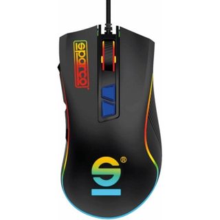 Souris de jeu RVB filaire Sparco Line 7200DPI noire