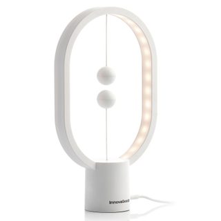 Lampe Balance Magilum InnovaGoods avec interrupteur magnétique blanc