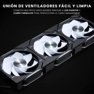 phanteks D30 Kit lame inversée 3 ventilateurs DRGB supplémentaires 120 mm
