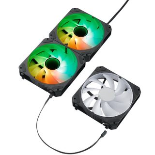 abysm Arclight 2.0 ARGB Ventilateur 120 mm PWM avec connexion série Pack 3 unités